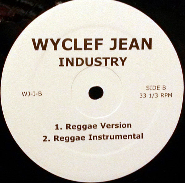 Wyclef Jean : Industry (12", Single, Unofficial)