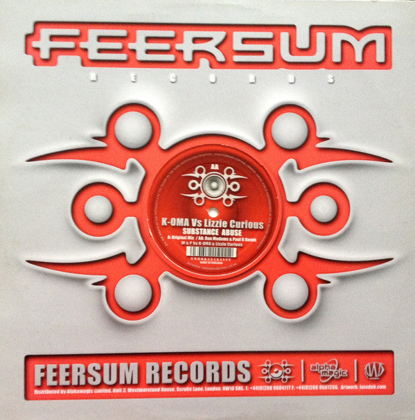 K-Oma Vs Lizzie Curious : Substance Abuse (12")