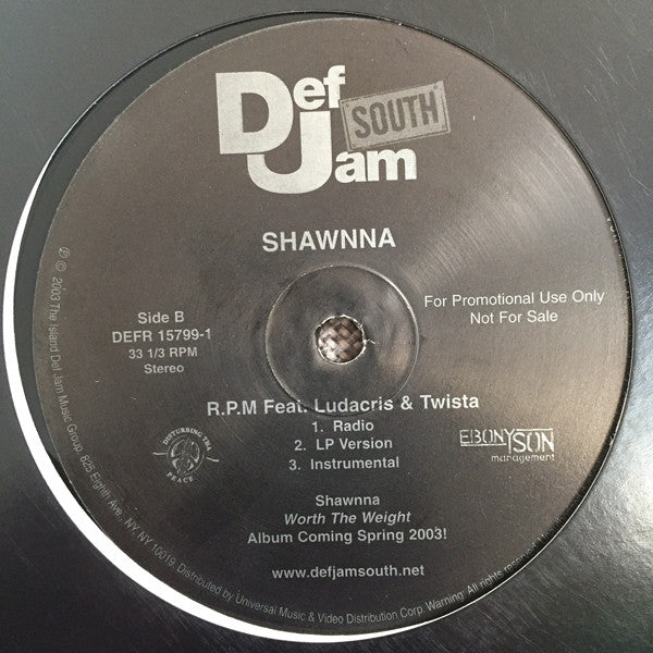 Shawnna : Posted / R.P.M. (12", Single, Promo)