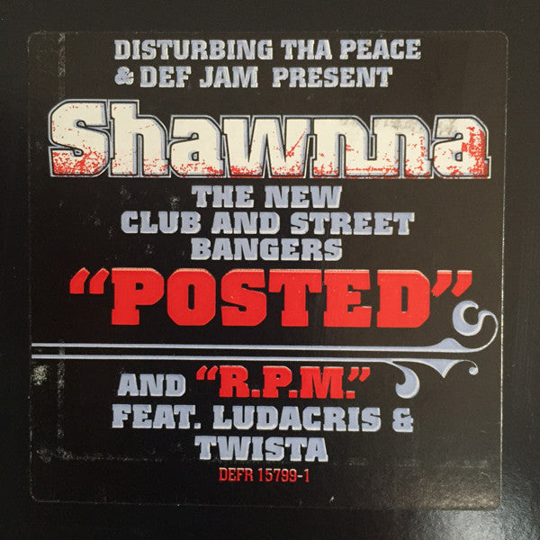 Shawnna : Posted / R.P.M. (12", Single, Promo)