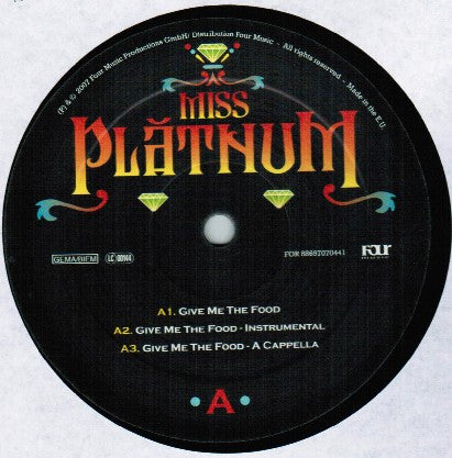 Platnum : Give Me The Food (12")