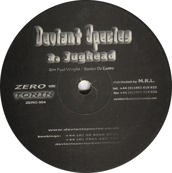 Deviant Species : Jughead / Bilboan Trance (12")