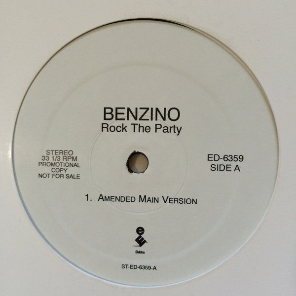 Benzino : Rock The Party (12", Promo)