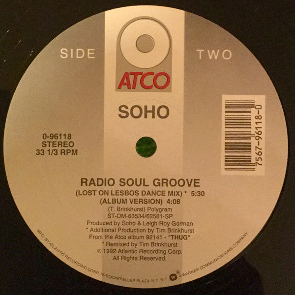 Soho (2) : Radio Soul Groove (12")