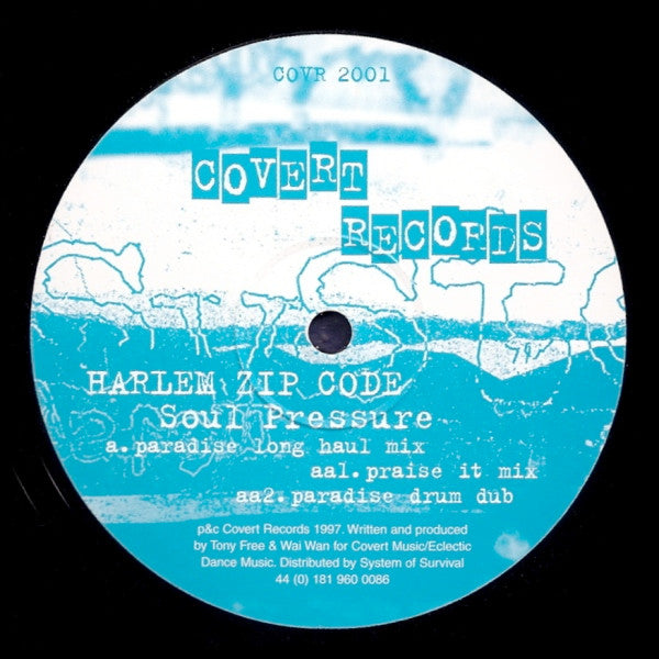 Harlem Zip Code : Soul Pressure (12")
