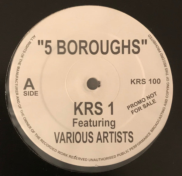KRS-One / Aaliyah : 5 Boroughs / Are You That Somebody  (12", Promo, Unofficial)