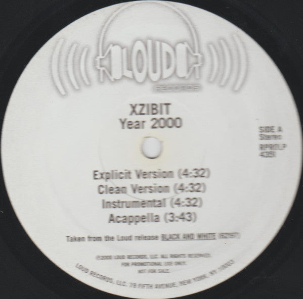 Xzibit : Year 2000 (12", Promo)