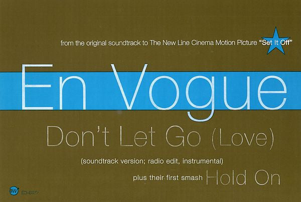 En Vogue : Don't Let Go (Love) (12", Promo)