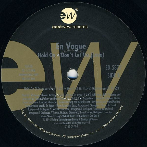 En Vogue : Don't Let Go (Love) (12", Promo)