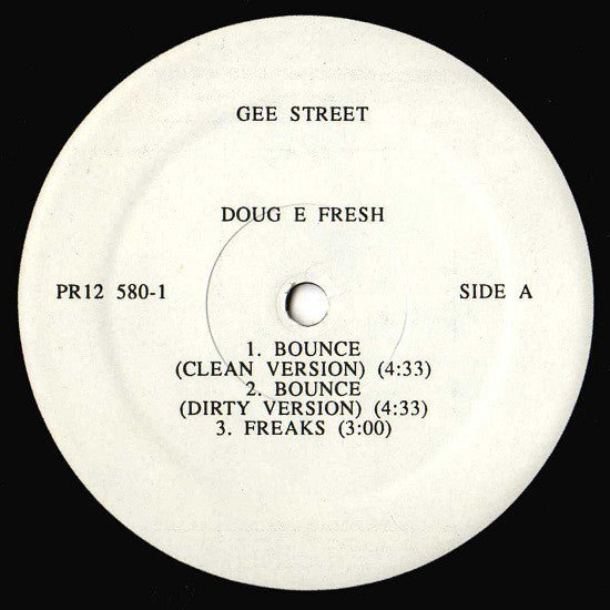 Doug E. Fresh : Bounce / Alright (12", Promo)