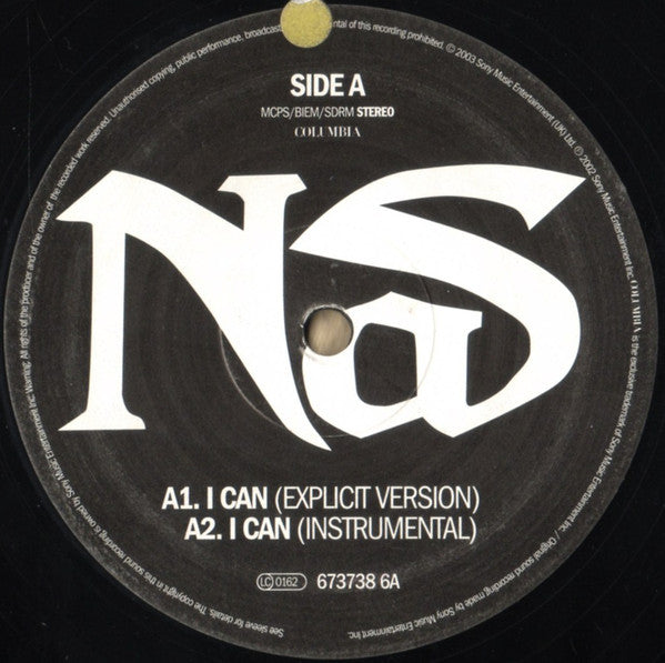 Nasir Jones : I Can (12")