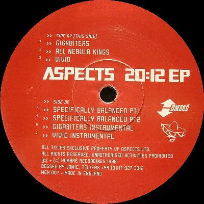 Aspects : 2012 EP (12")