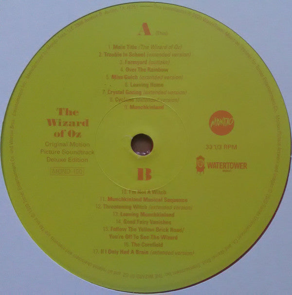 Various : The Wizard Of Oz - Original Motion Picture Soundtrack (LP, Red + LP, Gre + LP, Red + Album, Dlx, Ltd)