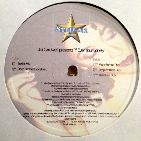 Joi Cardwell : If Ever You're Lonely (12")