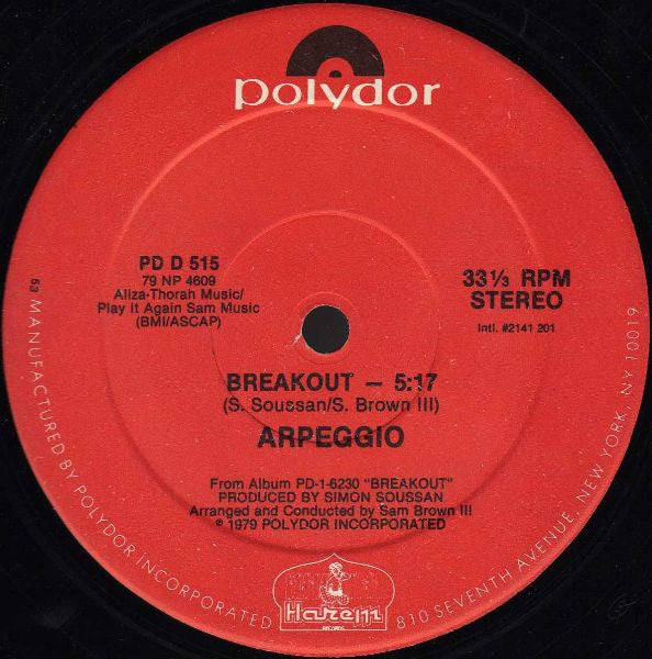 Arpeggio (2) : Breakout (12", 53)