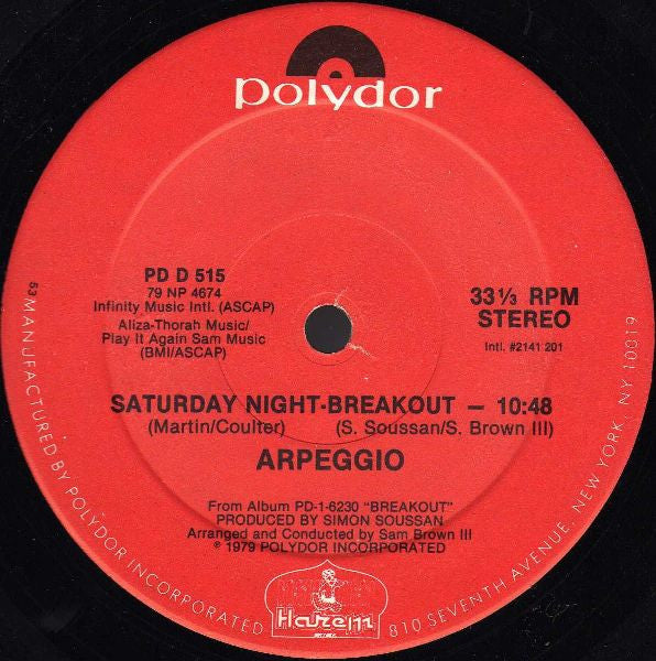 Arpeggio (2) : Breakout (12", 53)