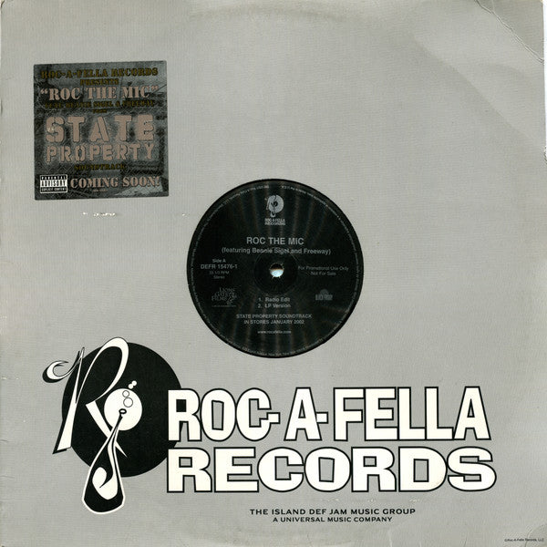 Beanie Sigel And Freeway : Roc The Mic (12", Promo)