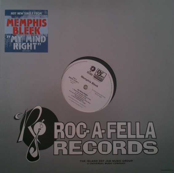 Memphis Bleek : My Mind Right (12", Promo)