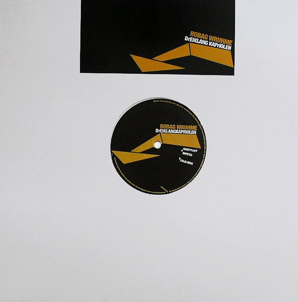 Robag Wruhme : Dreiklangkapriolen (12")