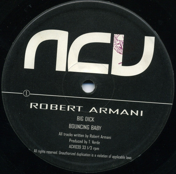 Robert Armani : Big Dick (12")