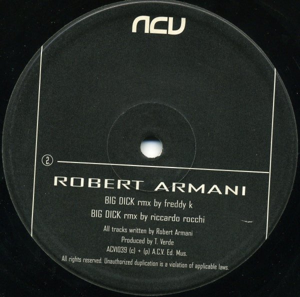 Robert Armani : Big Dick (12")
