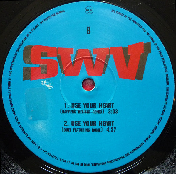 SWV : It's All About U (12", Single, Ltd)