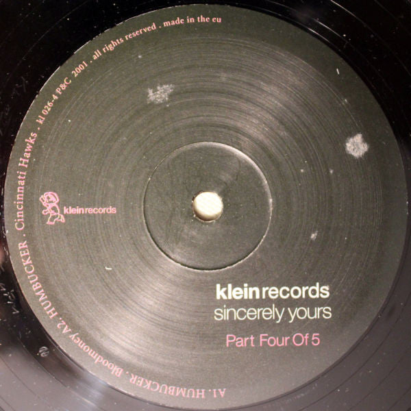 Various : Sincerely Yours - Part Four Of 5 (12")