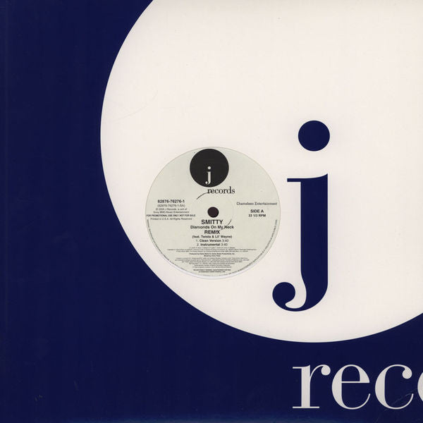 Smitty (7) : Diamonds On My Neck (Remix) (12", Single, Promo)