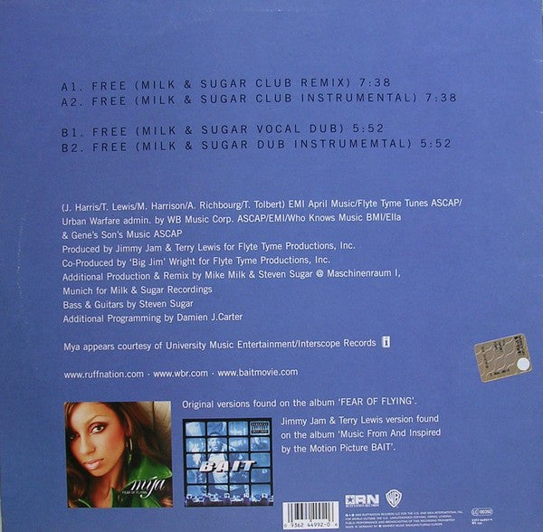 Mya : Free (Remixes) (12")