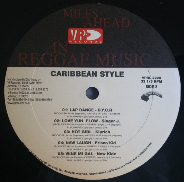 Various : Caribbean Style (2xLP, Comp)