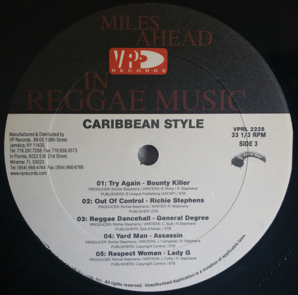 Various : Caribbean Style (2xLP, Comp)