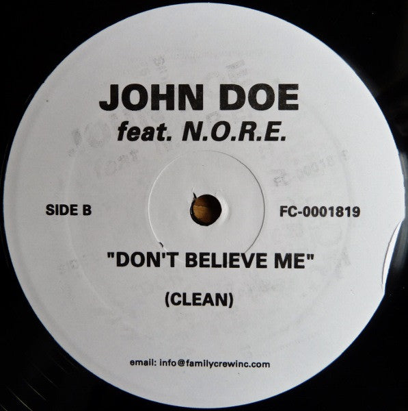 D.O.E. : Don't Believe Me (12")