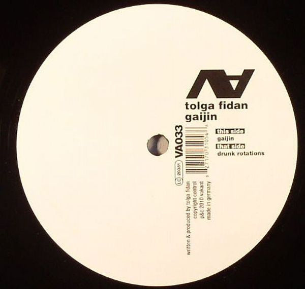 Tolga Fidan : Gaijin (12")