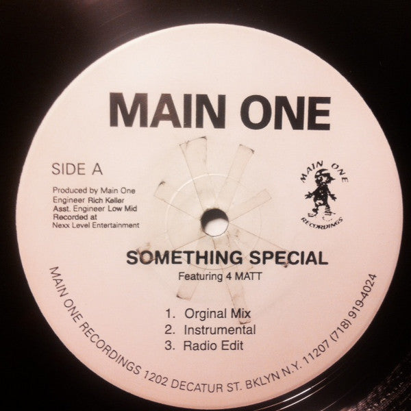 Main One : Something Special / Cross Examination (12", Maxi)