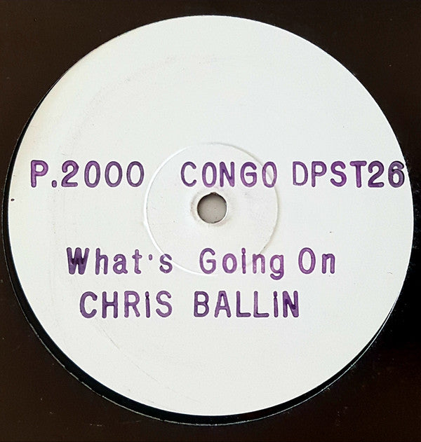 Chris Ballin : What's Going On (12", Sta)