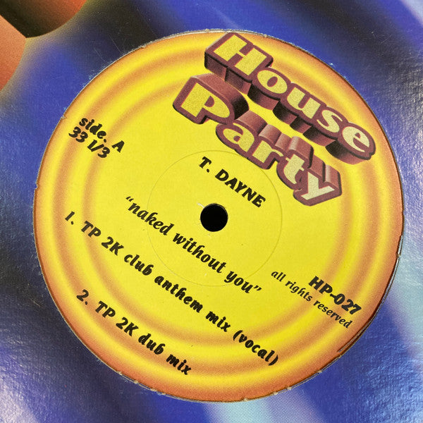 Taylor Dayne / Santana : Naked Without You / Smooth (12", Unofficial)