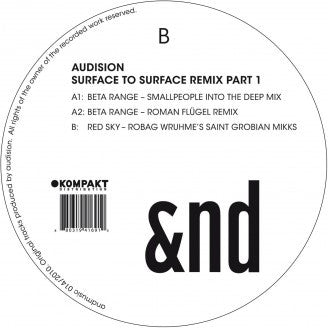 Audision : Surface To Surface Remix Part 1 (12")