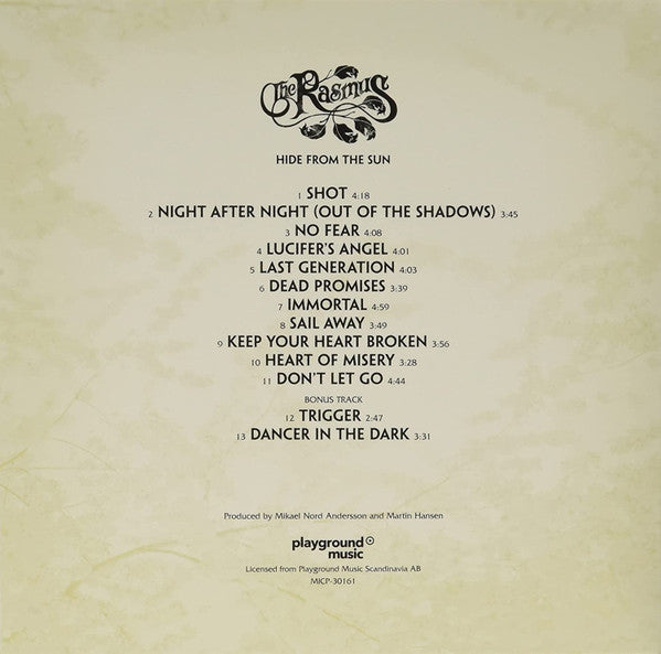 The Rasmus : Hide From The Sun (CD, Album, RE, SHM)