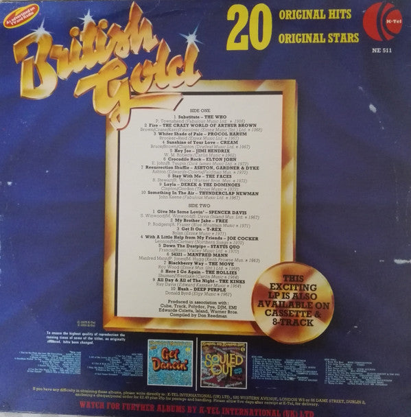 Various : British Gold (LP, Comp)