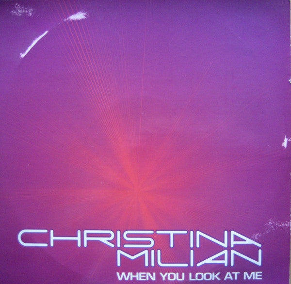 Christina Milian : When You Look At Me (12", Promo)