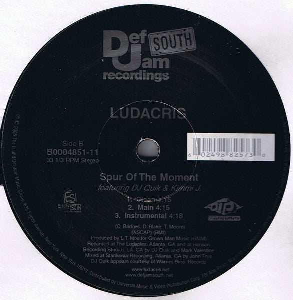 Ludacris : Pimpin' All Over The World (12")