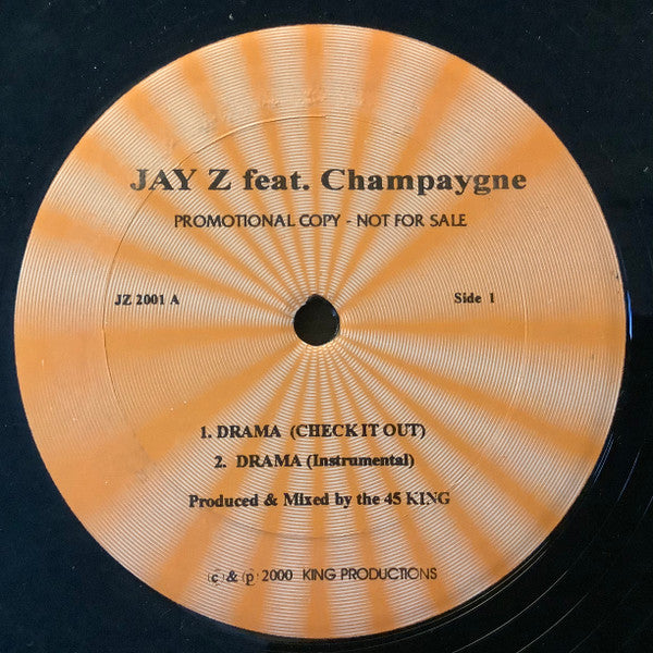 Jay-Z : Drama (12", Unofficial)