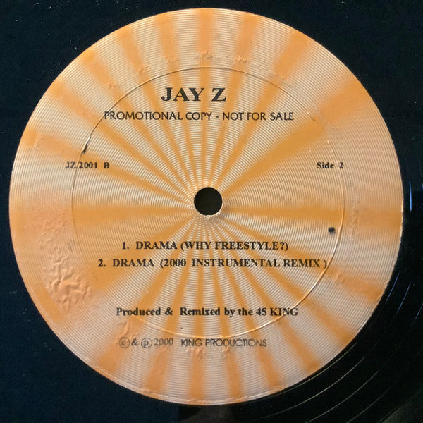 Jay-Z : Drama (12", Unofficial)