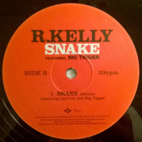 R. Kelly Ft. Big Tigger : Snake (12", Single)