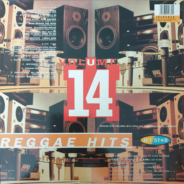 Various : Reggae Hits Volume 14 (LP, Comp)