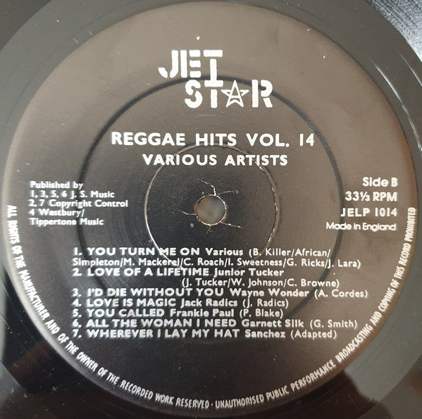 Various : Reggae Hits Volume 14 (LP, Comp)