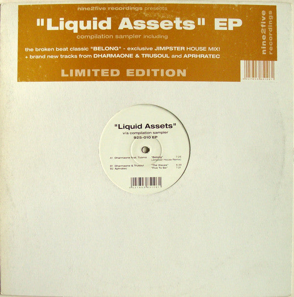 Various : Liquid Assets EP (12", EP, Ltd, Smplr)