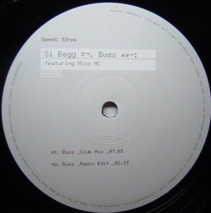 Si Begg : Buss (12")
