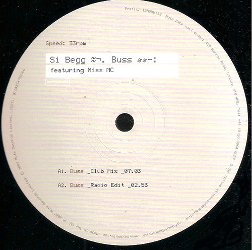Si Begg : Buss (12")