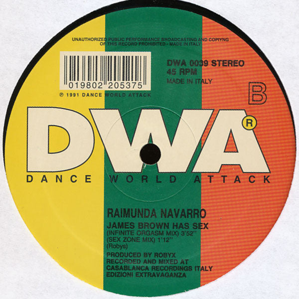 Raimunda Navarro : James Brown Has Sex (12")